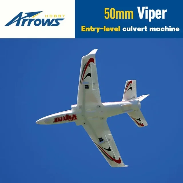 Blue Arrow 50mm Viper PNP RC Aircraft Model Sports Machine Fixed Wing Crash Resistant Beginner's Remote Control Adult boy Toy 4