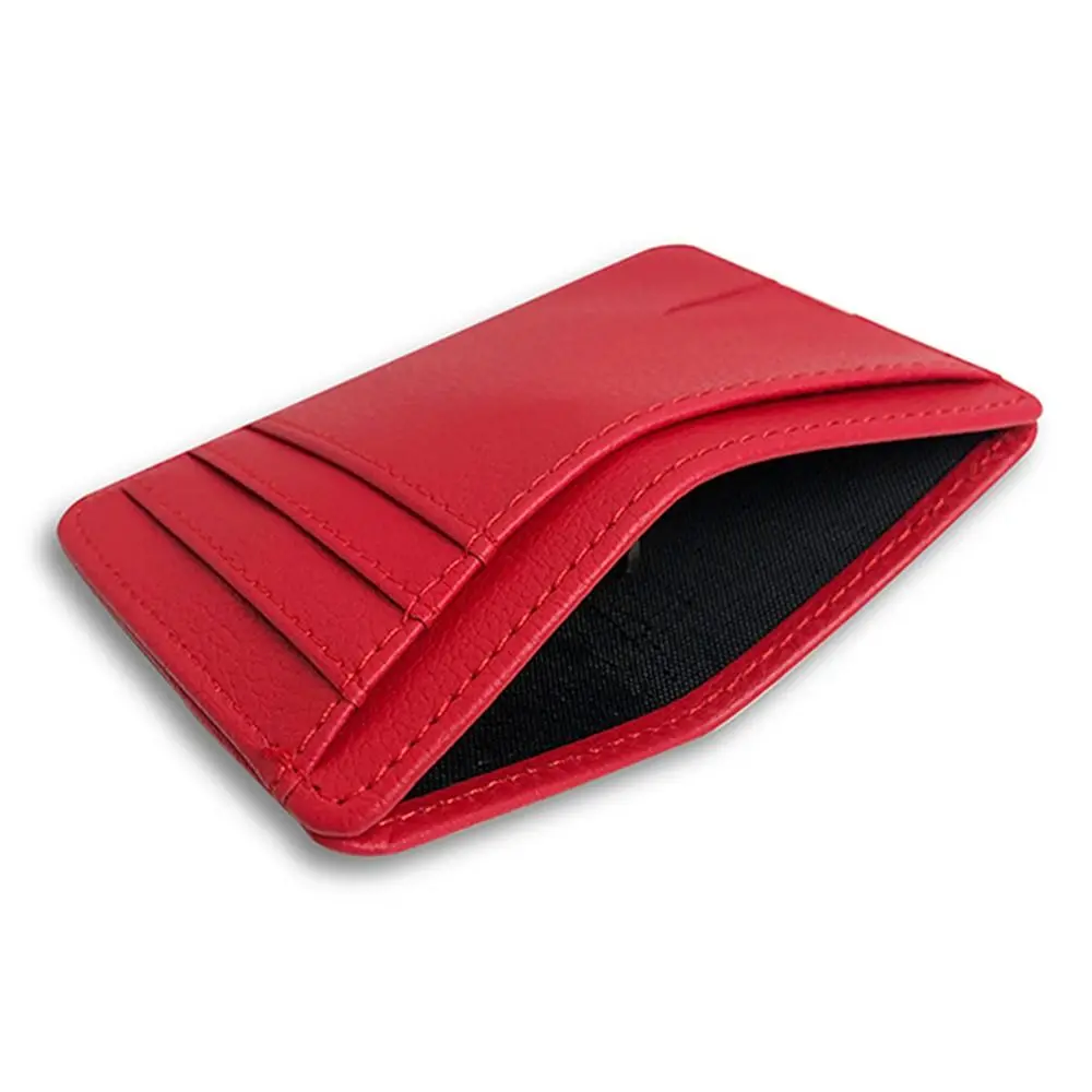 RFID Blocking Slim Leather Wallet – Anti-Theft Credit Card Holder with 8 Secure Slots