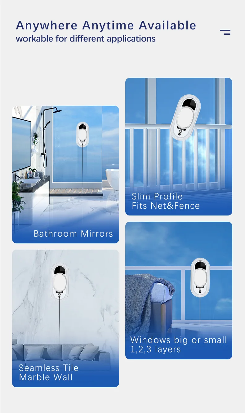 Robot Window Cleaner Window Cleaning Robot Smart Home Robot Vacuum CleanerRemote