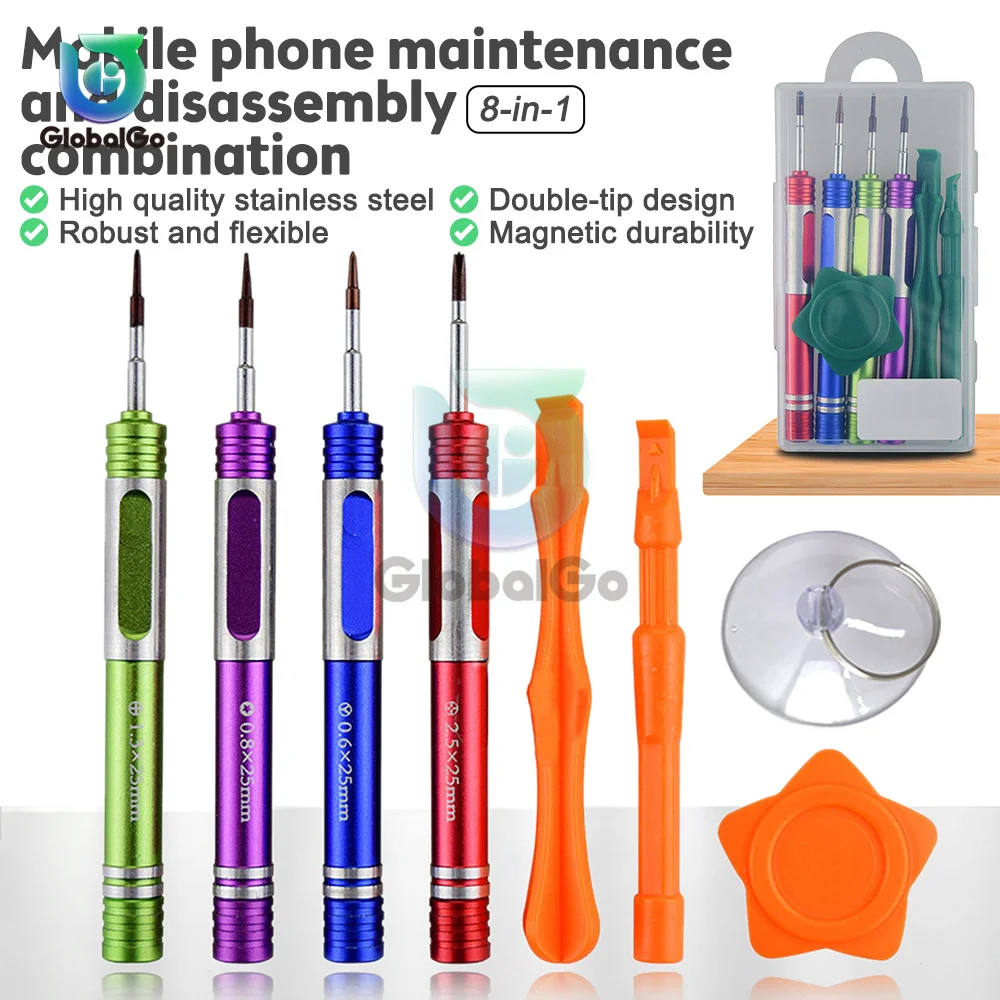 10 In 1 Quality Screwdriver For Phone Set Of Tools Disassembly Mobile Repair DIY Hand Tools Kit For Xiaomi Huawei Opening Screen 139 in 1 screwdriver set for glasses watches notebooks mobile phones disassembly and repair tools s2 bit set wholesale