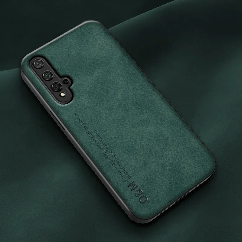 Premium Magnetic Leather Phone Case with Silicone Lining - Luxury Protective Cover