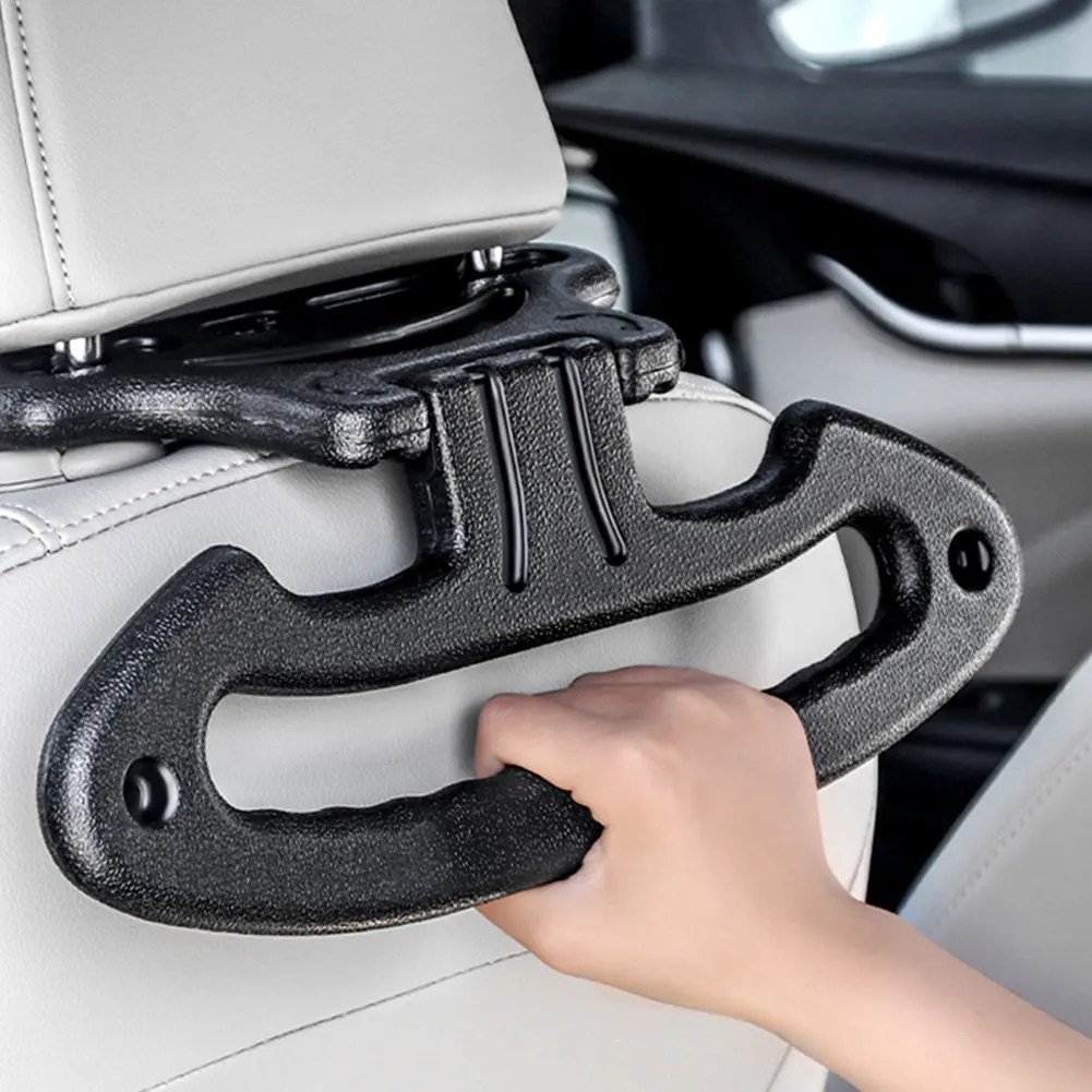 Auto Praktische Multi-funktion Auto Sitz Zurück Griff Haken Sicherheit  Armlehne Kleidung Trocknen Stange Auto Aufhänger Kleiderbügel Tasche haken  - AliExpress