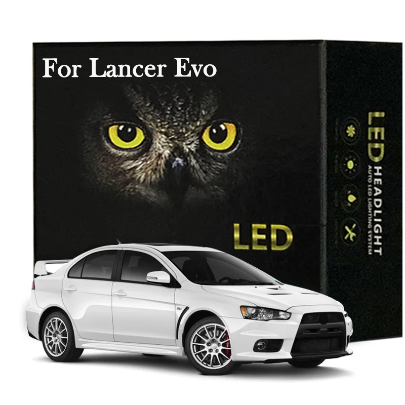 8 шт. светодиодные лампы для салосветильник Mitsubishi Lancer Evolution Evo IX X 2002-2016 |