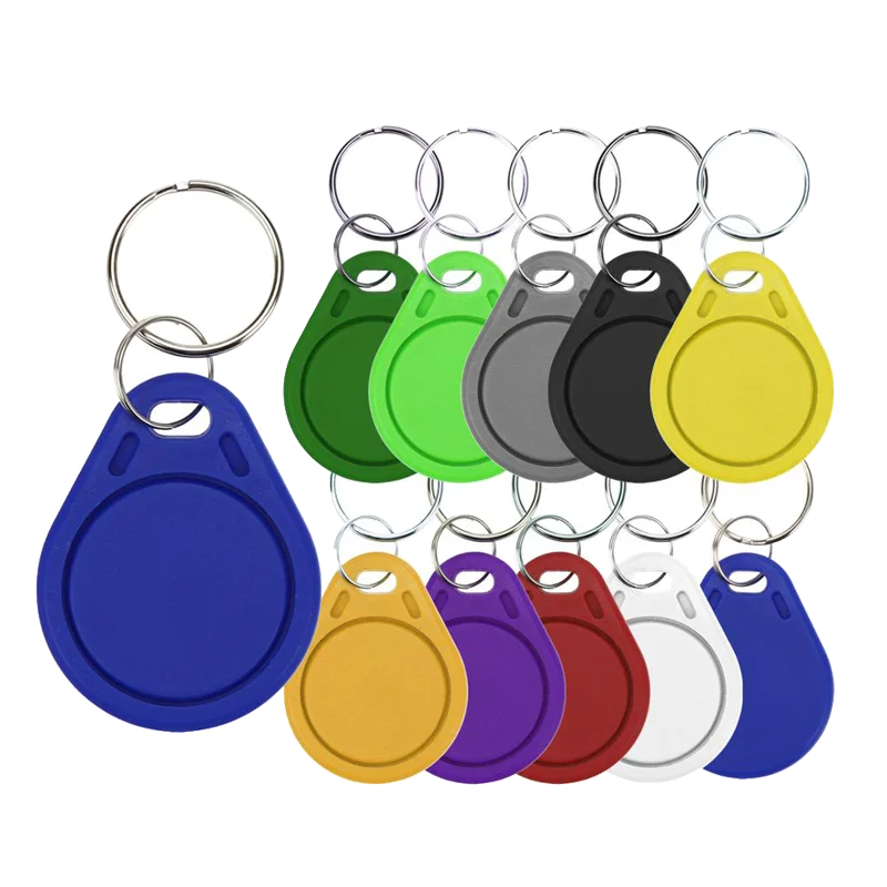 RFID Keyfobs 10PCS 13.56Mhz RFID UID Token Copy Keykobs For Mif 1k S50 Writable Badge