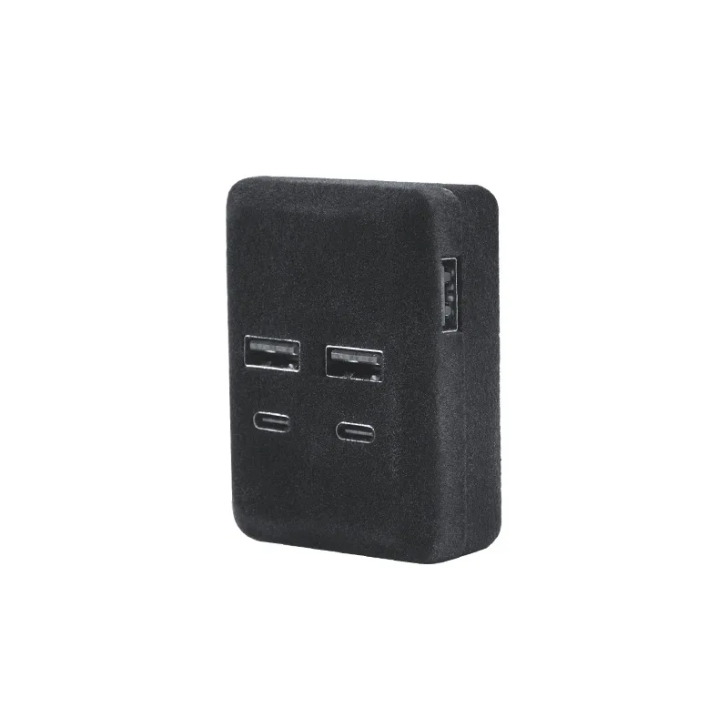 For Tesla HUB Fast Charge Expansion USB Splitter HUB Docking Station Model 3 Y Center Glove box expansion dock