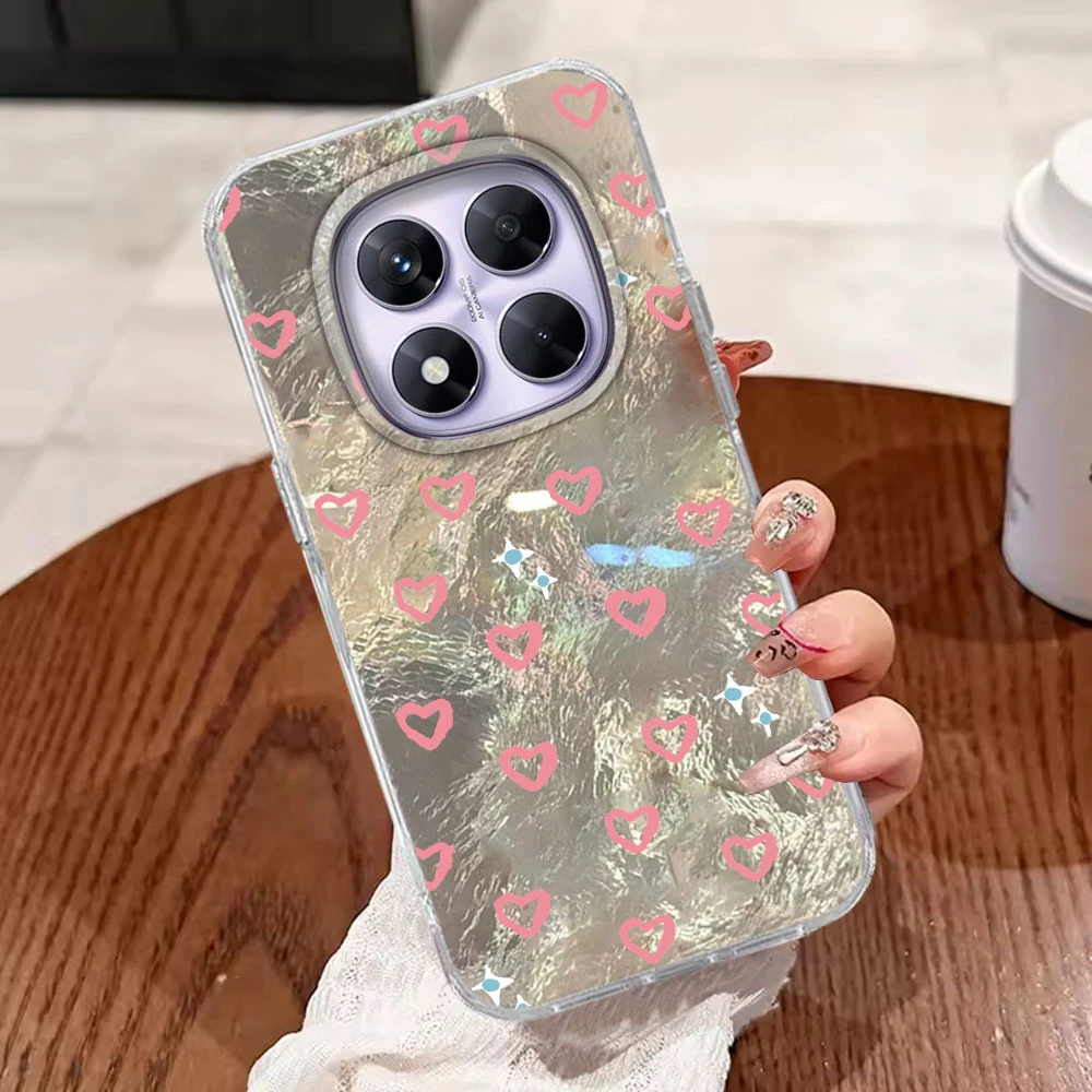 Pink Little Love Heart Girls Phone Case Cover