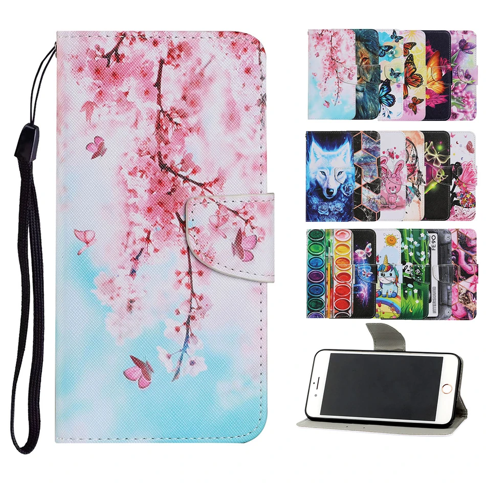 Ốp Lưng Trên Cho Redmi 9 9A 9C 8 8A 7A Note 9S 9 Pro 8 7 Redmi Note 8T Lật Bao Da Redmi Note 9 Pro 9S 9T Bao Etui cases for xiaomi blue