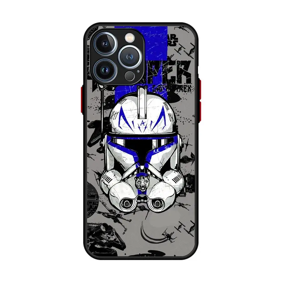 thumbnail image 1 of Funda de teléfono para iPhone 13 15 11 12 16 Pro Max 14 Plus 12 Mini 7 8 XR XS 15Pro MAX Disney S-Star Wars Cool cubierta mate a prueba de golpes, 1 of 5