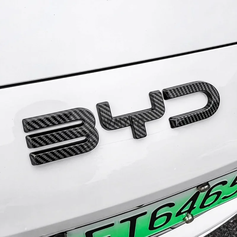For BYD Seal EV DMi 2025 Car Label Sticker Car Front Logo Frame Head Bumper Decor Sticker Cover