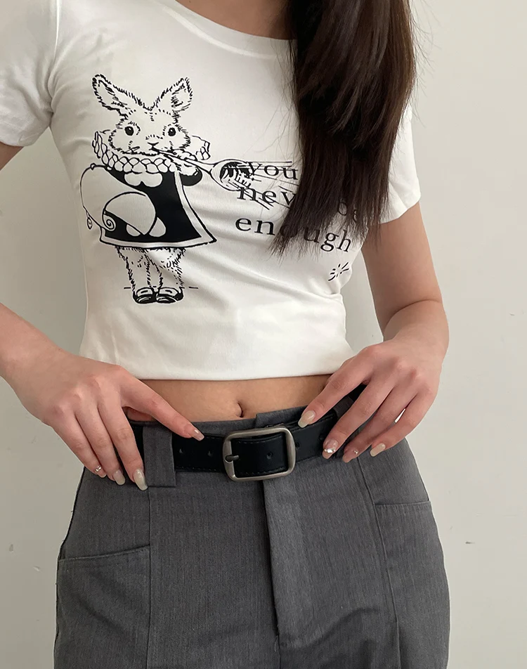 Womens Decorative Wide Belt - Versatile Black Jeans Belt for Summer 2024