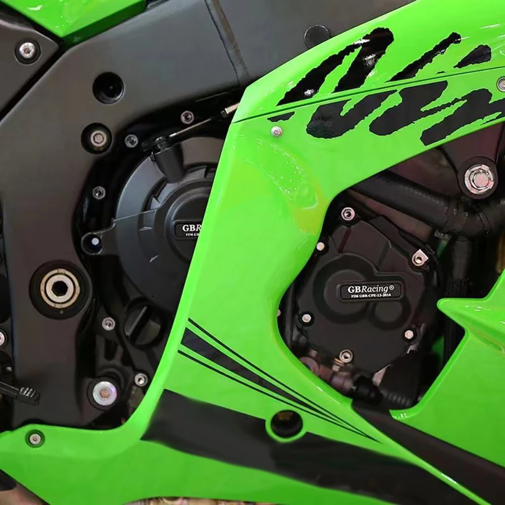 For KAWASAKI ZX-10R ZX-10RR 2011 2012 2013 2014- For GBRacing Motorcycle modification accessories Engine Protection Cover