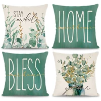 Spring Bohemia Style Geometry Pillowcase Sweet Home Geometry Flower Design Cushion Cover For Family Home Sofa Spring Decor 45x45 1