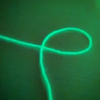2023 Novel Functional Yarn Glow In The Dark Polyester Luminous Chunky Yarn 2mm for Hand Knitting Carpet Sweater Hat Wool Yarn 6