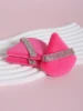 3 件套 Diamond Triangle Powder Puff Face Makeup Tool Sponge Velvet Soft Smooth Facial Beauty Makeup Sponge Cosmetics Accessories 2