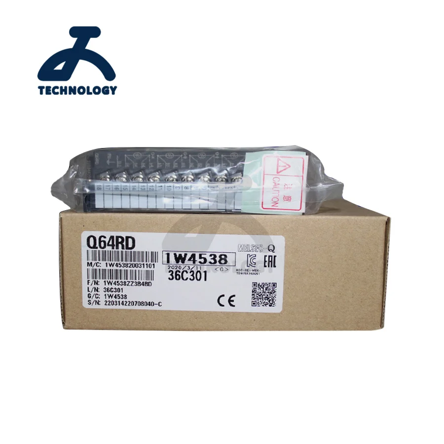 오리지널 Q 시리즈 PLC 온도 입력 모듈 RTD 입력 모듈 Q64RD Q64RD-G Q68RD3-G