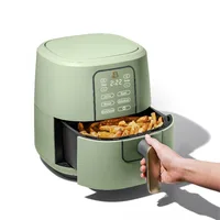 Beautiful 6 Qt Air Fryer with TurboCrisp Technology and Touch-Activated Display, Sage Green by Drew Barrymore 2