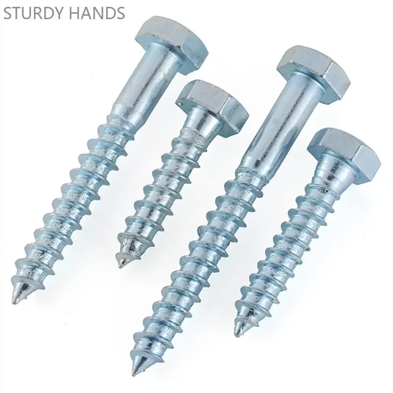 galvanizacao grande longo hexagono cabeca parafusos ferramentas hardware 01
