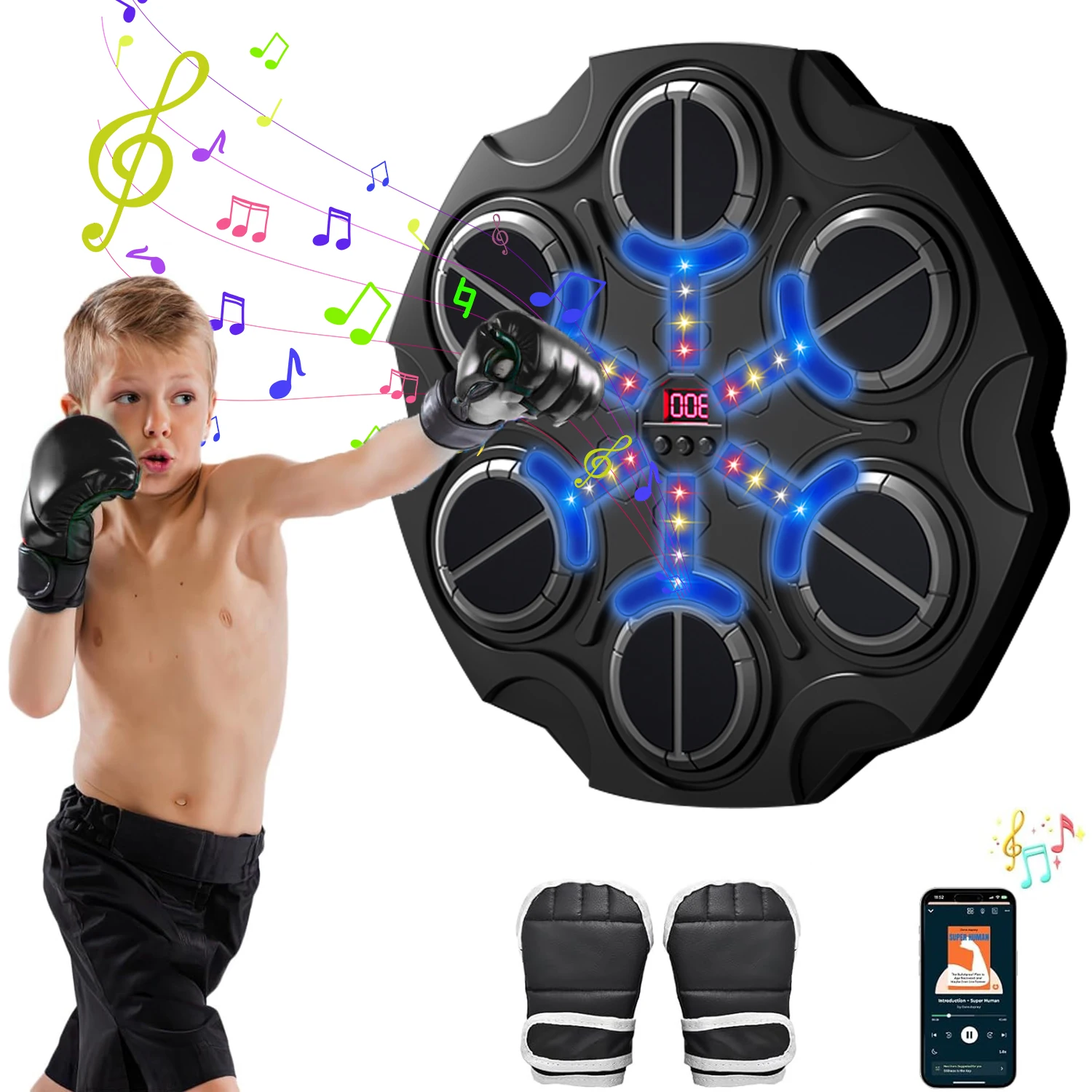 Boxing Machine Targets Fitness Boxing Exercise Response Training Game Anti-Stress Sport For Boys Girls 6