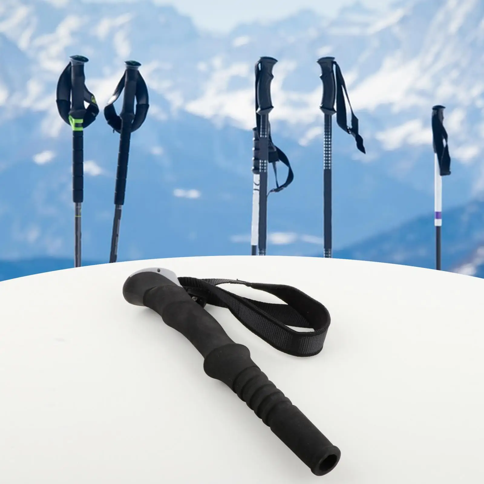 Walking Cane Hand Grip Hiking Pole Handle Grip for Walking Rock Climbing 3
