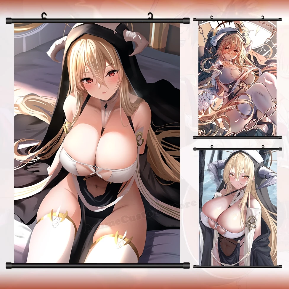 

Anime Game Azur Lane HMS Implacable HD Wall Scroll Roll Painting Poster Hanging Picture Poster Cosplay Home Decor Art Gift