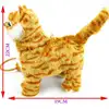 Robot Cat Electronic Plush Cat Singing Songs Dog Walk Electric Kitten Leash Control Music Kitty Pet Cute Animal Toy Kids Gift 6