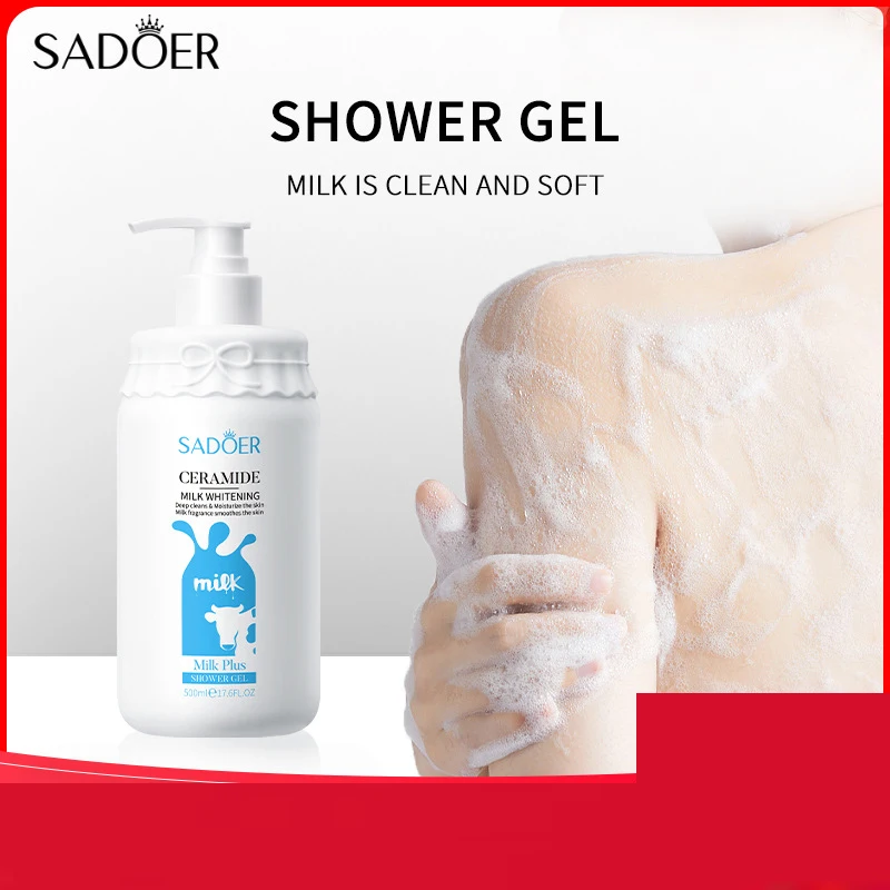 

Milk Shower Gel For Cleansing, Softening, Moisturizing Smooth And Caring Skin J234222