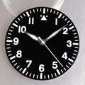 Black dial hands
