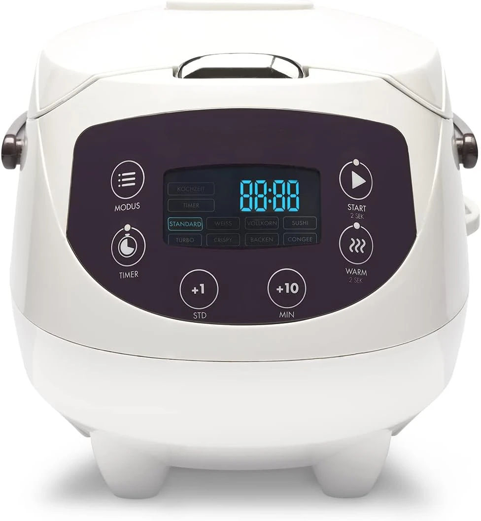 

Mini Rice Cooker & Steamer, Keep-Warm Function & Timer Small Rice Cooker Japanese Style with Ceramic Inner Pot 1-3 People