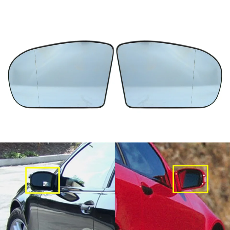 メルセデスベンツ C250 2010 2011 ドアミラー 運転席側 | パワー | 手動折りたたみ | 加熱 | シグナルライト付き | 塗装可能 | 2048100176交換用