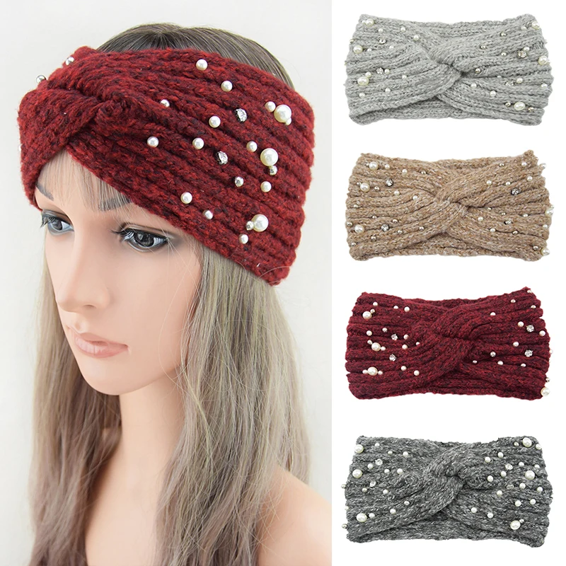 Barts Metal Glitter Star Headbands Wide Soft Elastic Turban Women Hair Accessories 1p 
