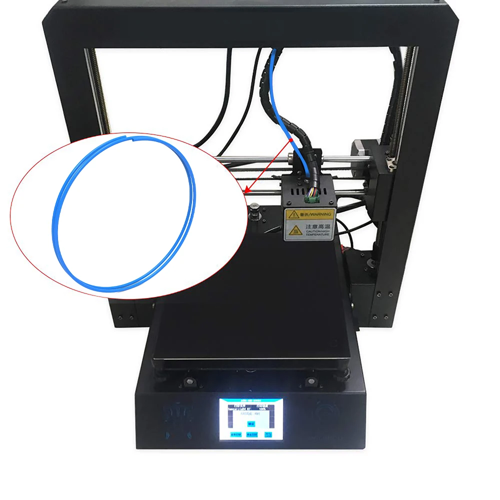 PTFE 튜브 ID 2.5mm 테플론 튜브 파이프, V5 V6 J-헤드 핫엔드 보우덴 압출기 1.75mm 필라멘트 3D 프린터 액세서리, 1 계량기
