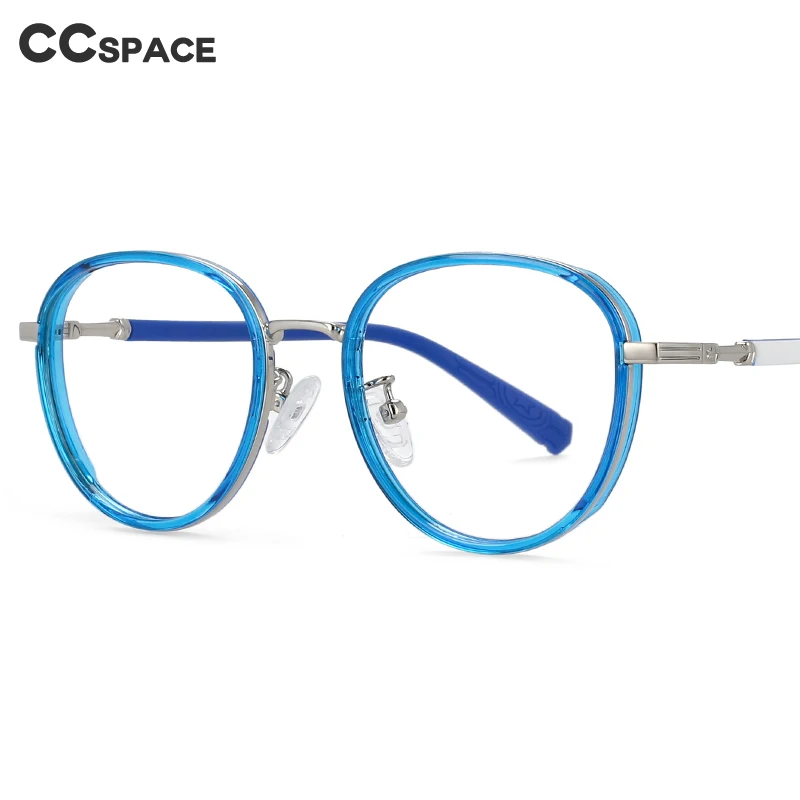53969 Irregular Round Anti Blue Light Children's Computer Glasses Fashion Candy Color Boy Girl's Spectacle Frame
