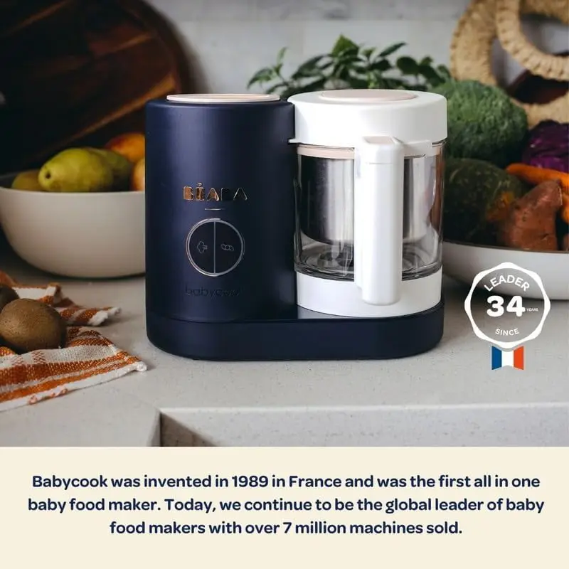 Neo Baby Food Maker | Non-Toxic Glass & Stainless Steel | Trusted by Celebrity Moms | Sustainable Baby Food 3