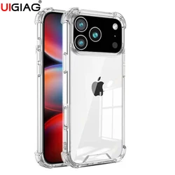 Enhanced Shockproof Hybrid Phone Case - Durable Silicone and Hard PC Clear Cover - iPhone Air