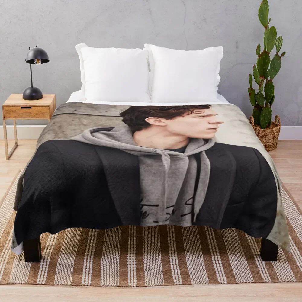 

Tom holland is cool Throw Blanket heavy to sleep Tourist Thins Loose Summer Beddings Blankets