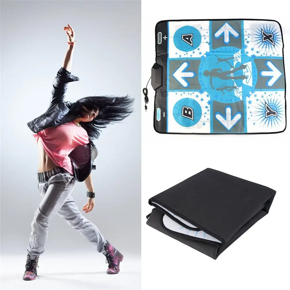 Newest Anti Slip Dance Revolution Dancing Pad Mat Dancing Step for Nintend for WII PC TV Party Game Accessories with USB