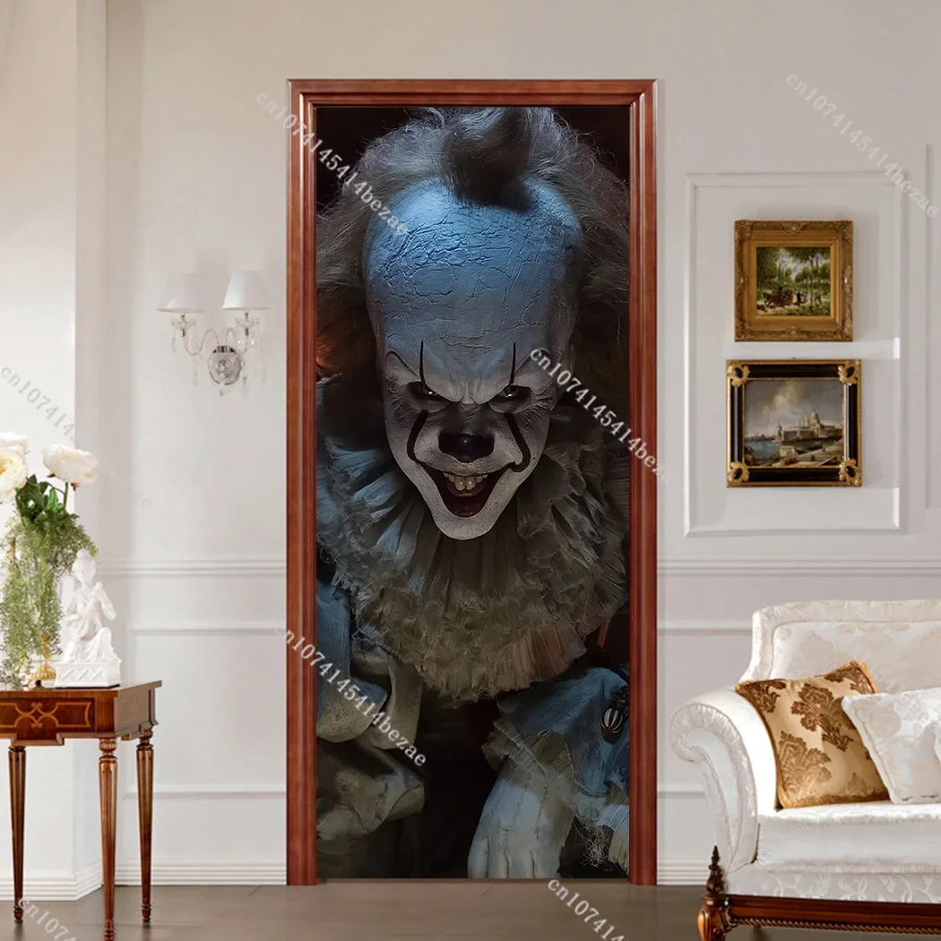 Adesivi Murali 3D Per Porta A Castello - Autoadesivi, Rimovibili, 90x200 Cm, Decorazione Soggiorno E Camera Letto