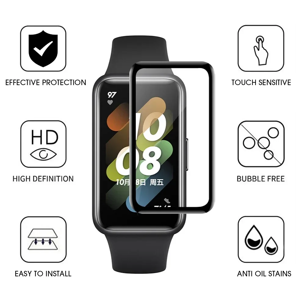 3D Curved Screen Protector, Soft Fiber Anti-Scratch Film