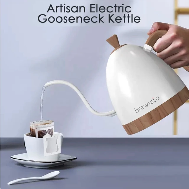 Brewista Hot Sell Digital Double Wall Gooseneck Electric Coffee Kettle Tea  Pots & Kettles 600ML - AliExpress