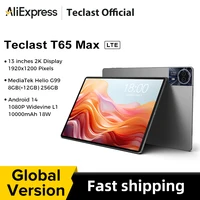 Teclast T65 Max Tablets 13″ FHD Display MediaTek G99 8GB RAM 256GB ROM 10000mAh Battery  Android 14  Widevine L1 Global Version