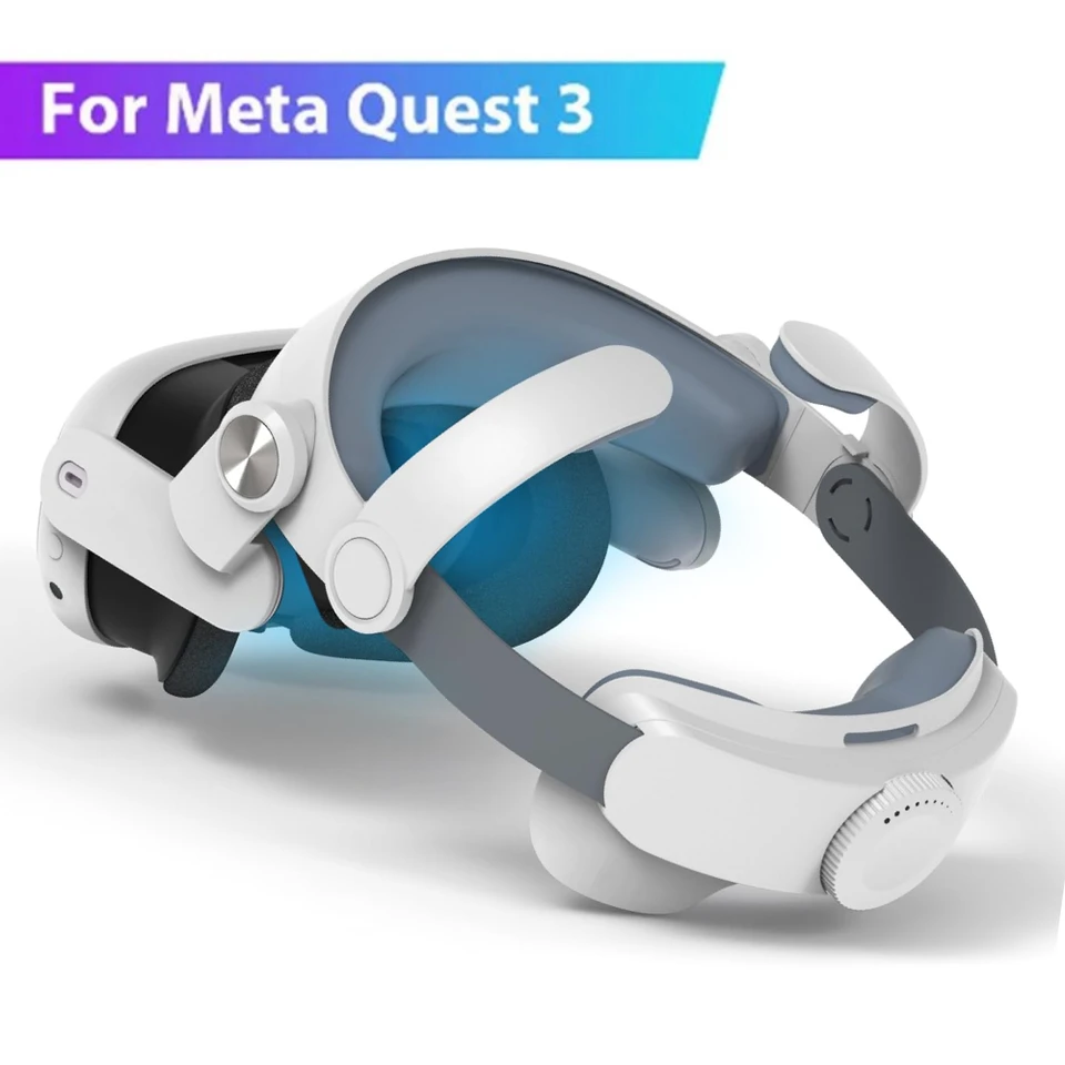 Casque VR Elite de rechange pour un confort accru. Sangle de tête réglable pour Meta Quest 3. Accessoires pour casque._voghion.com