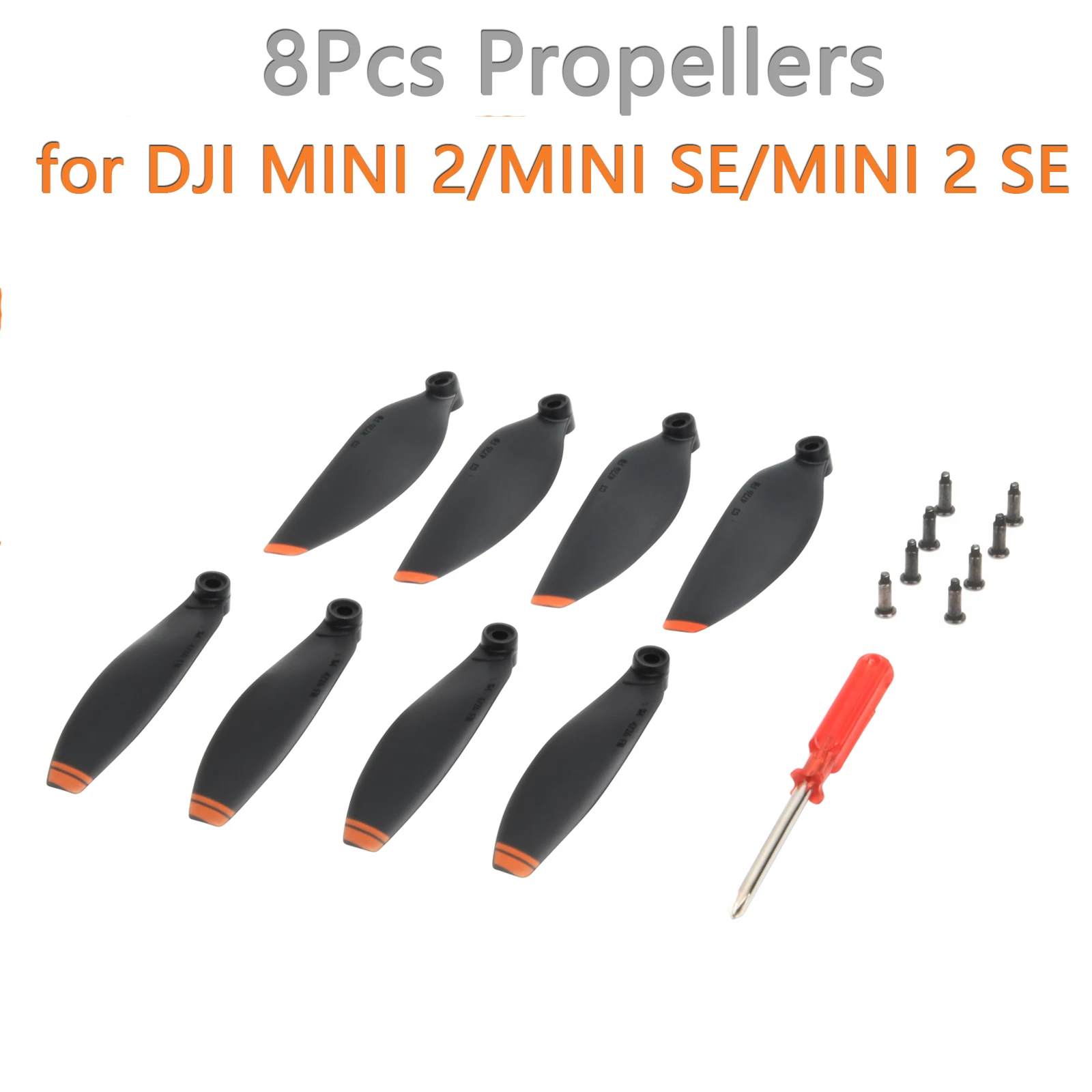8Pcs Propeller Replacement Parts For DJI Mini 2 MINI 2 SE Drone Wing Fans