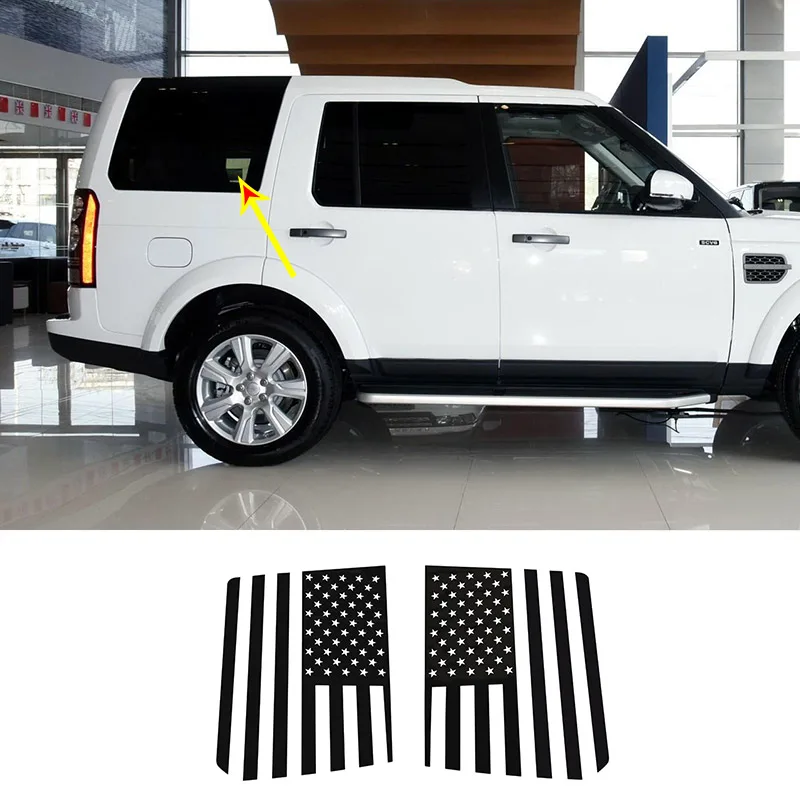 

Для Land Rover Discovery 4 LR4 2010-16, автомобильные задние боковые стекла, автомобильные задние боковые стекла, тянущиеся наклейки, автомобильные аксессуары