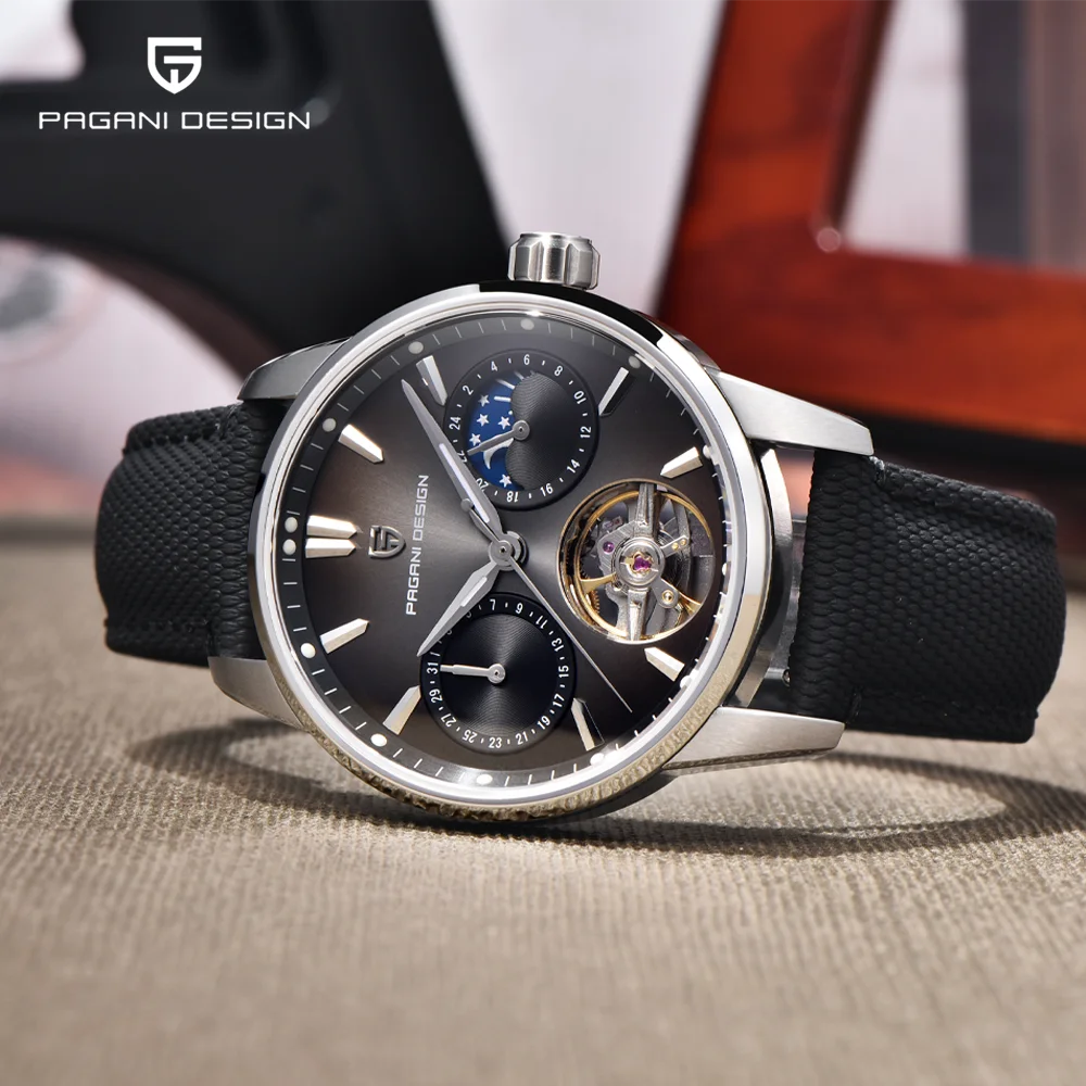 PAGANI DESIGN New Men's Watch Tourbillon High End Fully