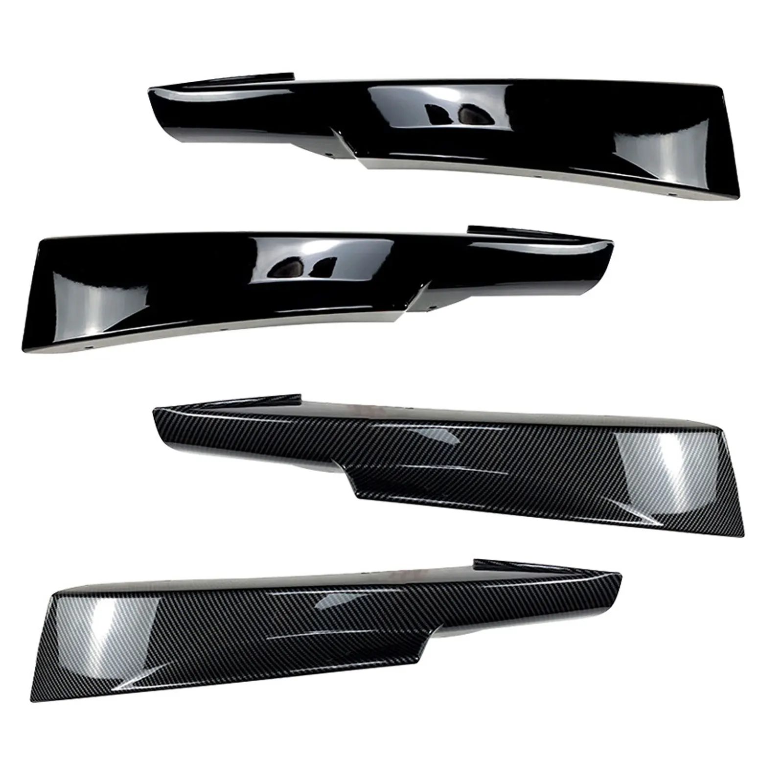 Style Front Bumper Lip Splitter Body Kit For BMW 3 Series E90 Facelift LCI M-Sport Splitter Sport Exterior Tuning Black