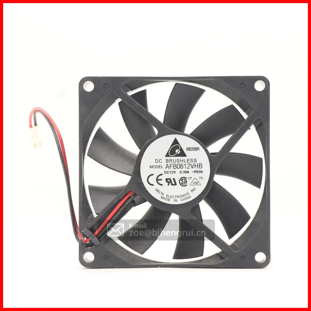 Delta Afb0812vhb 8015 0 30a 8cm 12v 80x80x15mm 8cm Double Ball Bearing Delta afb0812vhb 8015 0 30a 8cm 12v 80x80x15mm 8cm double ball bearing