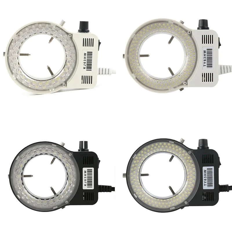 LED Ring Light 144 illuminator For Industry Stereo Trinocular Microscope Video Camera Lens Magnifier 110V 220V microscope lamp,led desk lamp