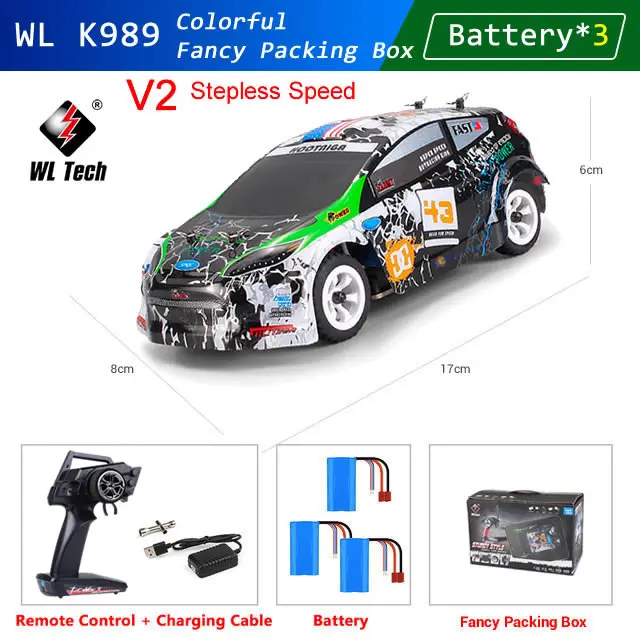 WLtoys K989 1/28 4WD Mini RC Car