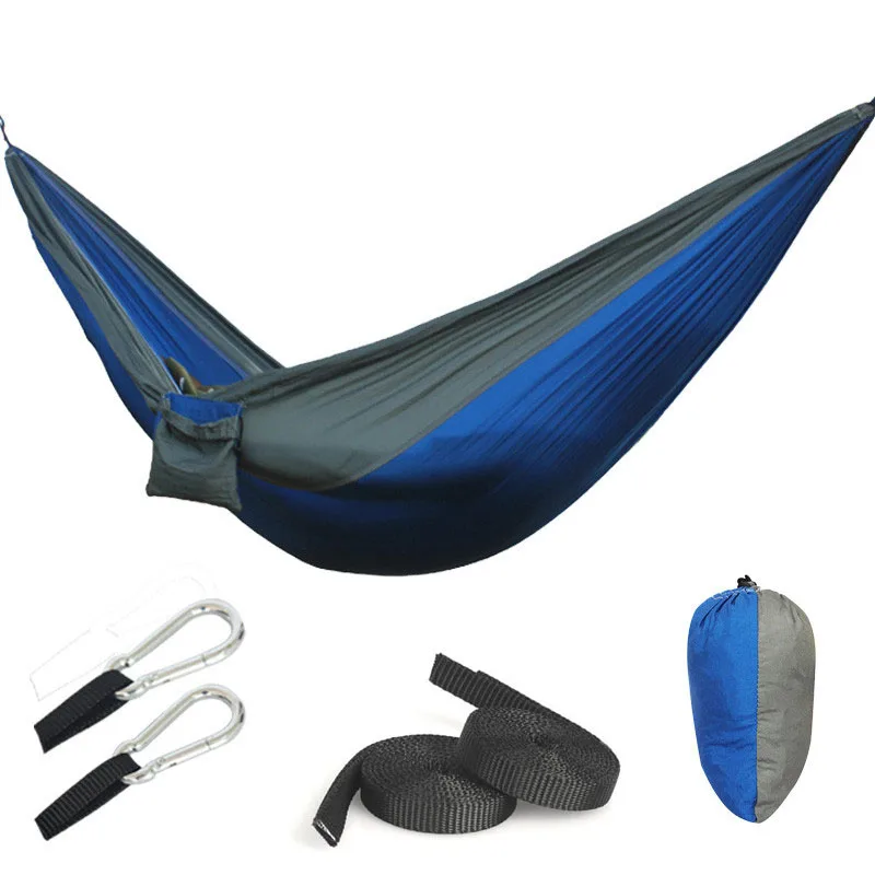 Camping Hammock Double Single Portable Hammocks with 2 Tree Straps Lightweight  Hammocks for Travel Beach Backyard Patio Hiking 