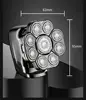 9D Shaver for Men Bald Floating Head Electric Shaver 6-in-1 with Nose/Body Trimmer Wet/Dry LED Display Upgrade Mens Grooming Kit 6